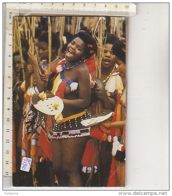 PO5191C# AFRICA DEL SUD - SWAZILAND - DONNE COSTUMI TIPICI  VG - Swazilandia