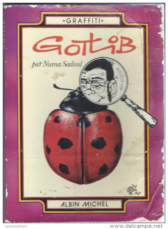 Gotlib/ Graffiti/Numa Sadoul/Albin Michel /Loup/ 1974     LIV32 - Gotlib