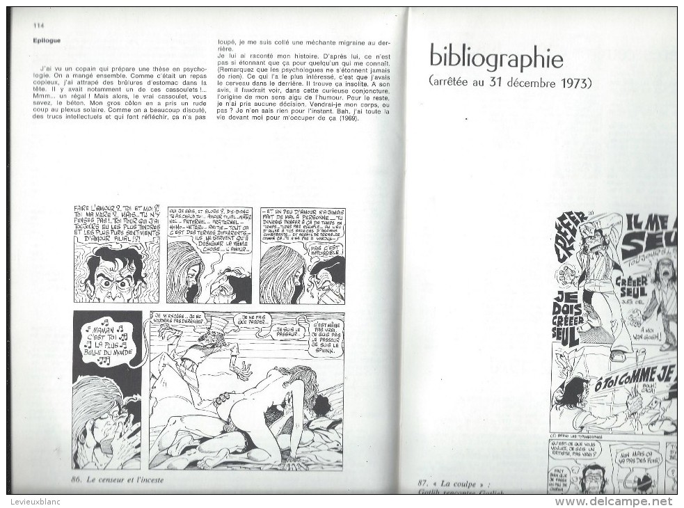 Gotlib/ Graffiti/Numa Sadoul/Albin Michel /Loup/ 1974     LIV32 - Gotlib