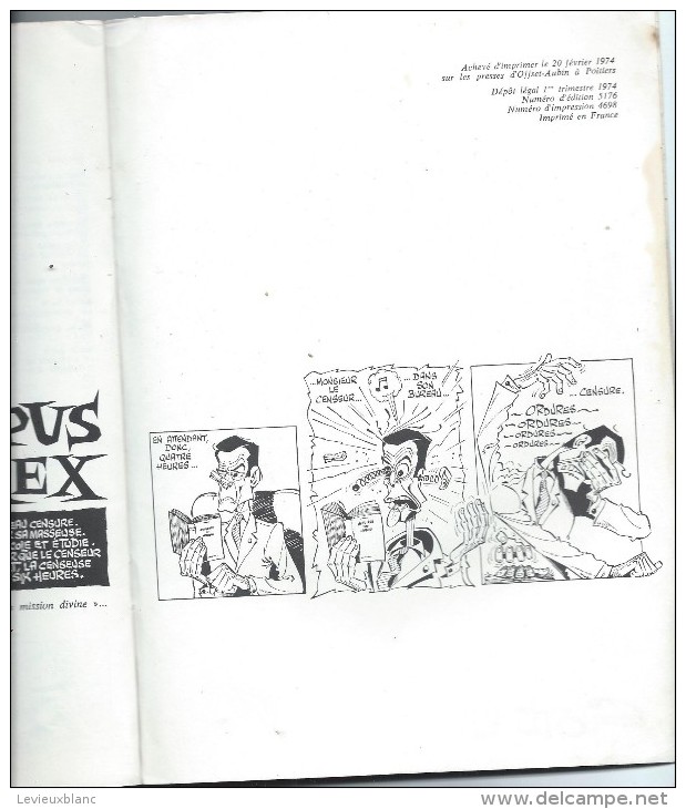 Gotlib/ Graffiti/Numa Sadoul/Albin Michel /Loup/ 1974     LIV32 - Gotlib