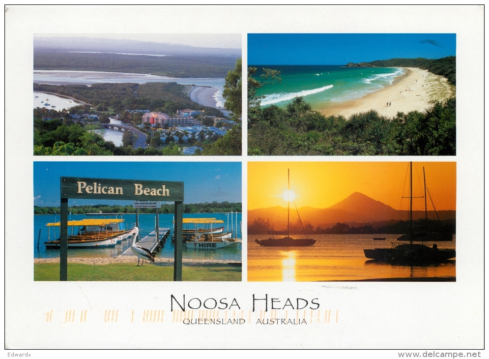 Noosa Heads, Queensland, Australia Postcard Used Posted To UK 2010 Stamp - Sunshine Coast