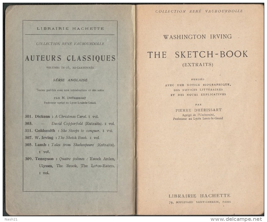 The Sketch Book De Washington IRVING - 78 Pages - - Autres & Non Classés