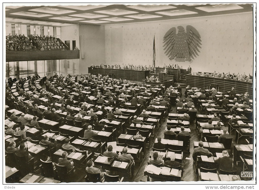 Bonn Plenarsaal Bundestagsdebatte - Bonn