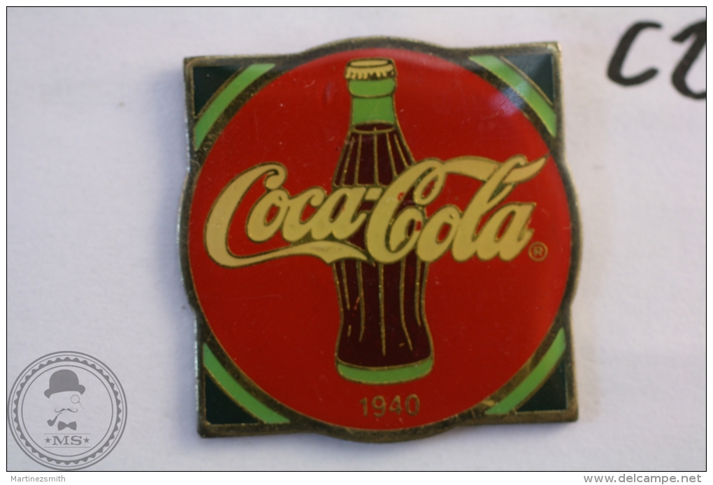 Vintage/ Retro Coca Cola Advertising 1940 - Wilson Marketing 1985 - Pin Badge - #PLS - Coca-Cola