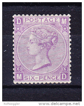 1867/80  SG 104 * Queen Victoria 6 D. Lilac - Neufs