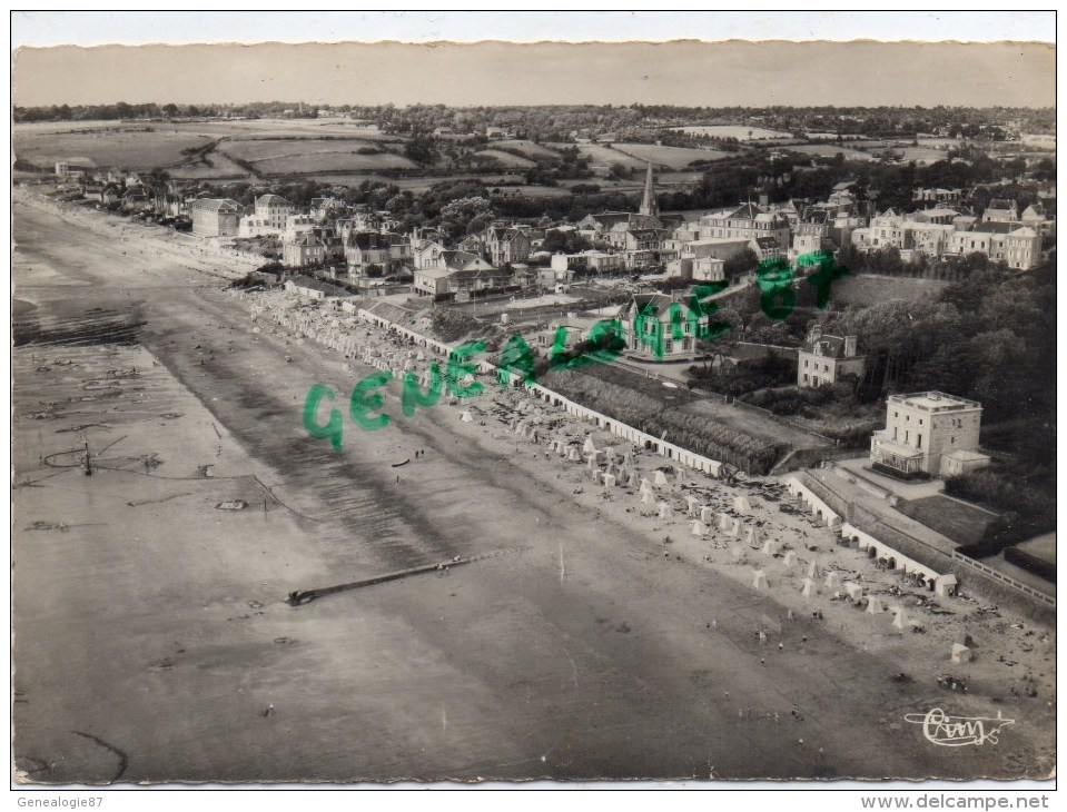 50-  SAINT PAIR SUR MER - ST PAIR - VUE GENERALE AERIENNE DE LA GRANDE PLAGE   1953 - Saint Pair Sur Mer