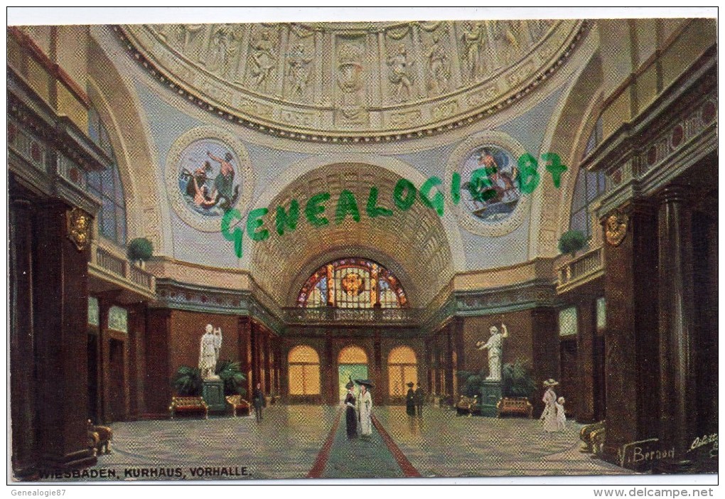 ALLEMAGNE - HESSE - WIESBADEN - KURHAUS  VORHALLE - Wiesbaden