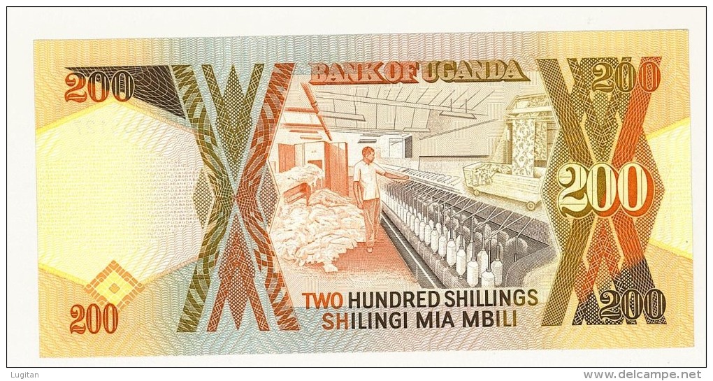 UGANDA - 200 SHILLINGS - ANNO 1991 - FDS - UNC - Ouganda