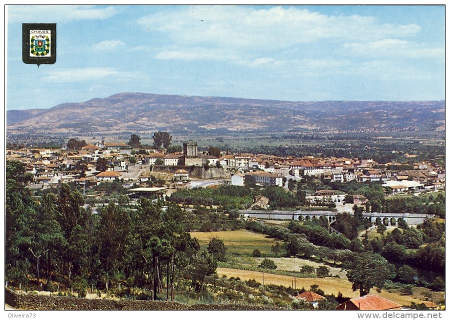 CHAVES, Vista Geral - 2 Scans PORTUGAL - Vila Real