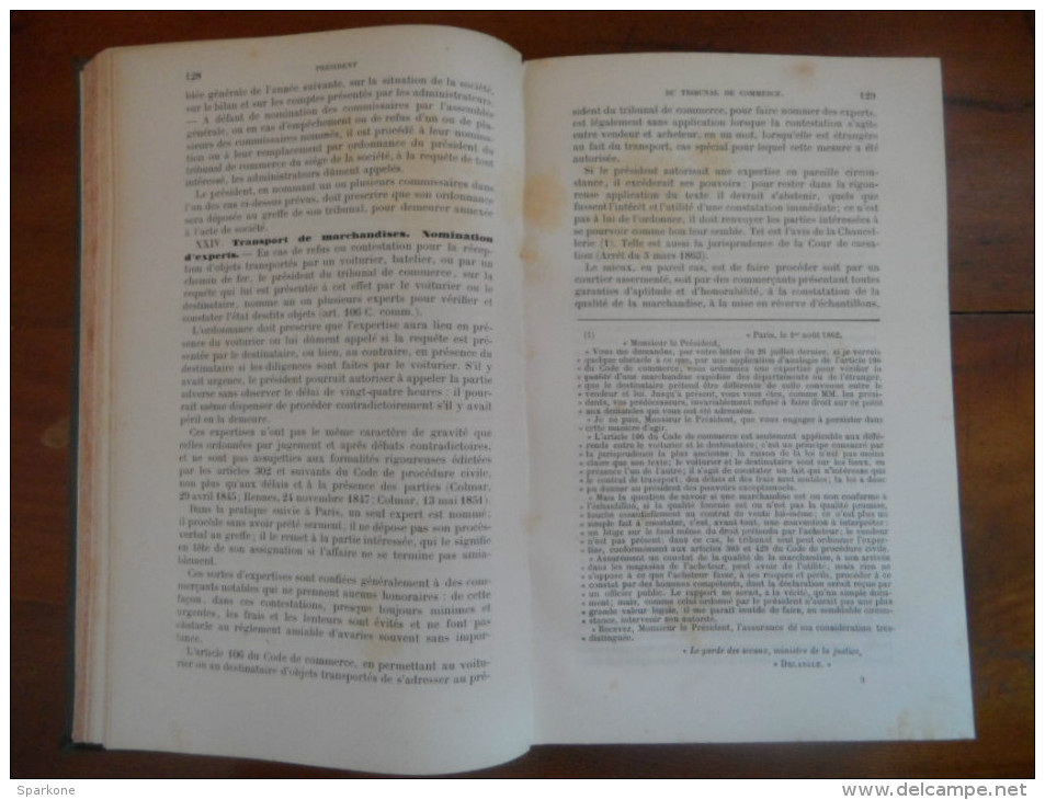 Manuel Pratique Des Tribunaux De Commerce (M.E. Camberlin) édition Marescq Ainé - Plon De 1889 - Recht