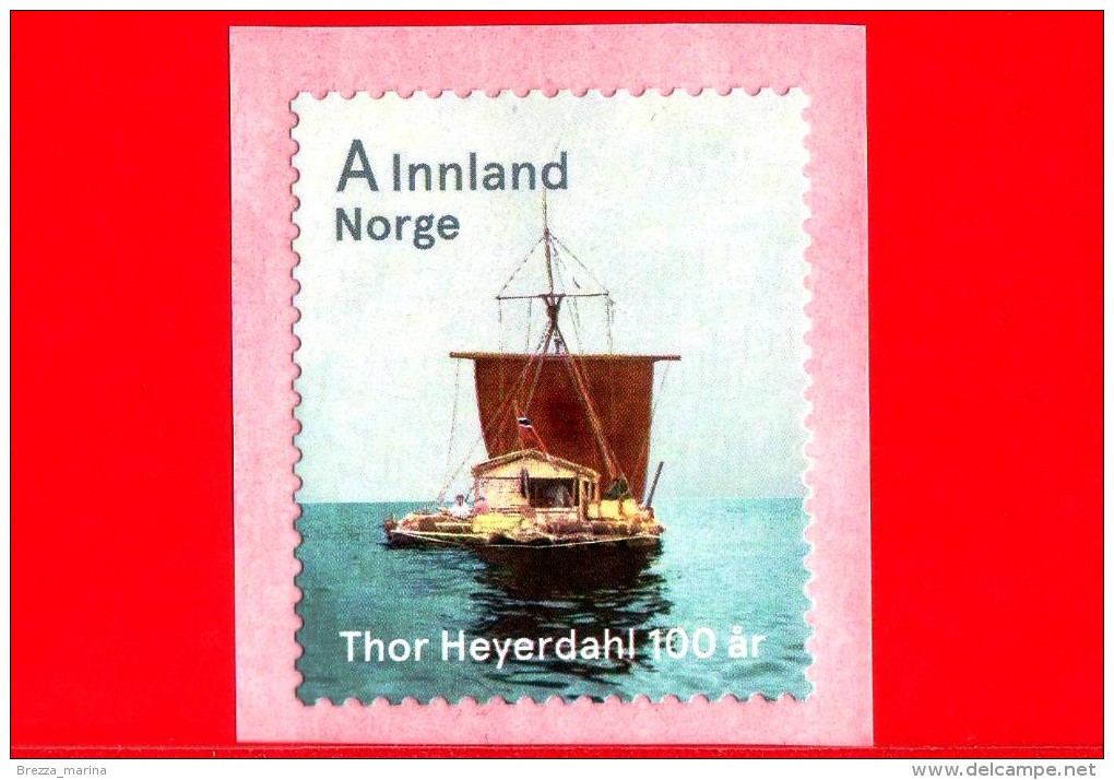 NORVEGIA - NORGE - Innland  - 2014 -  Thor Heyerdahl Centenary - A - MNH - Neufs