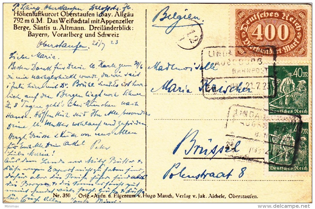 Oberstaufen - Weissachtal - 1923 - Oberstaufen