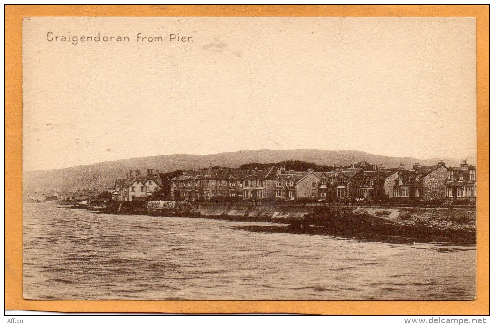 Craigendoran 1910 Postcard - Fife