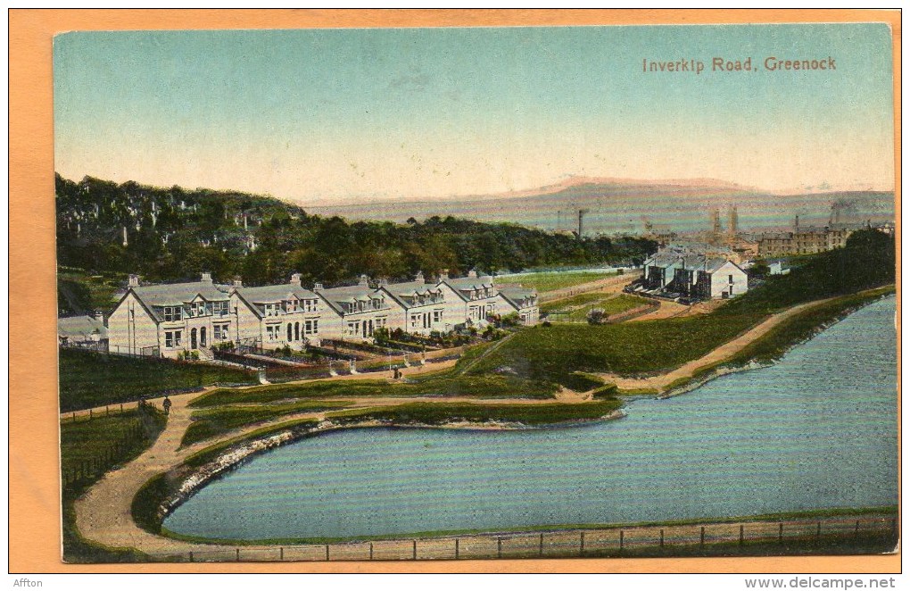 Greenock 1910 Postcard - Renfrewshire