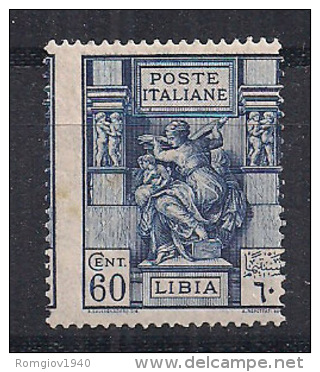 COLONIE ITALIANE  LIBIA 1924 SIBILLA LIBICA SASS. 42 MLH VF - Libyen