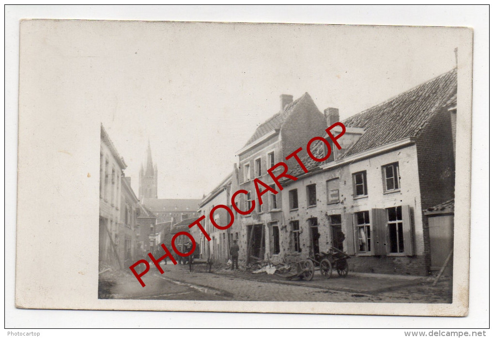 LICHTERVELDE-CARTE PHOTO Allemande-Guerre-14-18-1 WK-BELGIEN-BELGIQUE-FLANDERN- - Lichtervelde