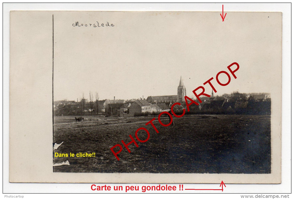 MOORSLEDE-Carte Photo Allemande-Guerre 14-18-1WK-BELGIQUE-BELGIEN-Flandern- - Moorslede