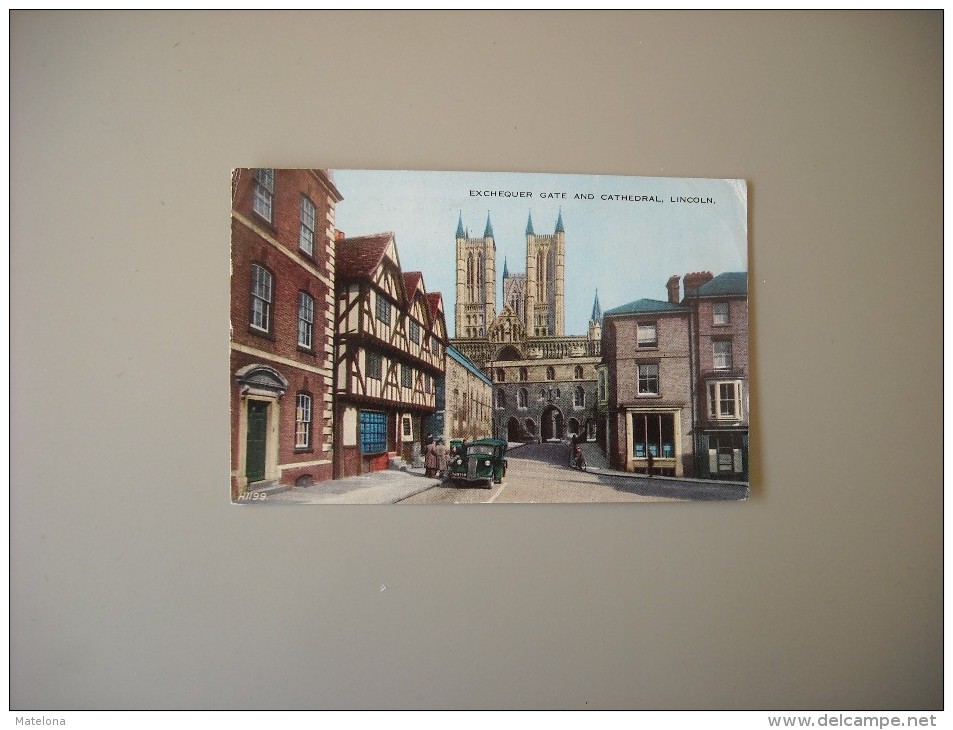 ANGLETERRE LINCOLNSHIRE LINCOLN EXCHEQUER GATE AND CATHEDRAL - Lincoln