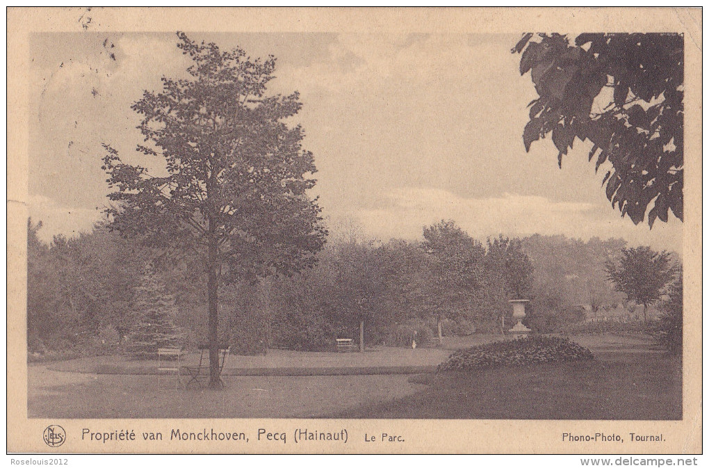 PECQ : Propriété Van Monckhoven - Le Parc - Pecq