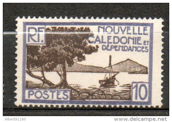 N CALEDONIE  10c Violet Sépia 1928-38 N°143 - Neufs