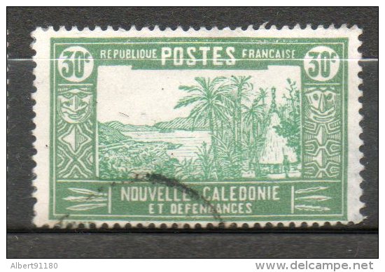 N CALEDONIE  30c Vert Gris 1928-38 N°147 - Oblitérés