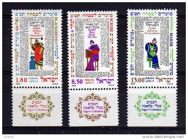 Israel - 1979 - Jewish New Year - MNH - Unused Stamps (with Tabs)