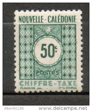 N CALEDONIE  Taxe 50c Vert 1948 N°41 - Segnatasse