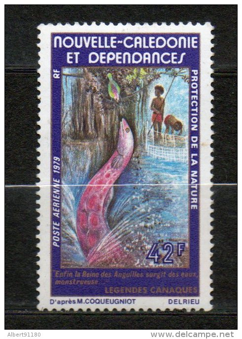 N CALEDONIE  42f Or Violet Polychrome 1979 N°196 - Used Stamps