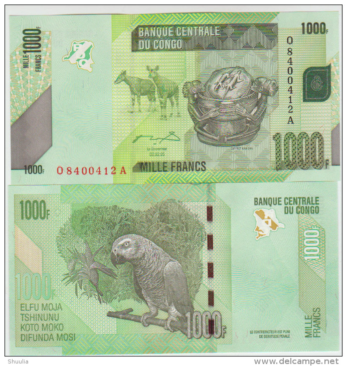 Congo 1000 Franc 2005 Pick NEW UNC - República Democrática Del Congo & Zaire