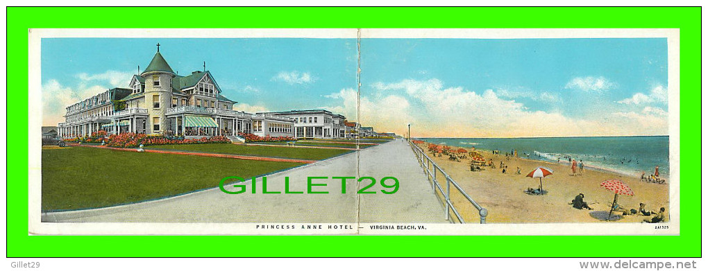 VIRGINIA BEACH, VA - PRINCESS ANNE HOTEL - DOUBLE POSTCARDS - - Virginia Beach