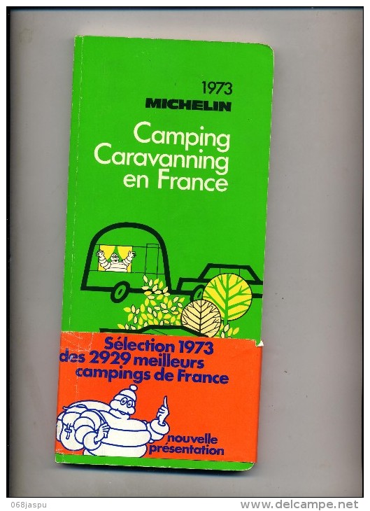 Guide Michelin 1973 Camping En France - Tourism