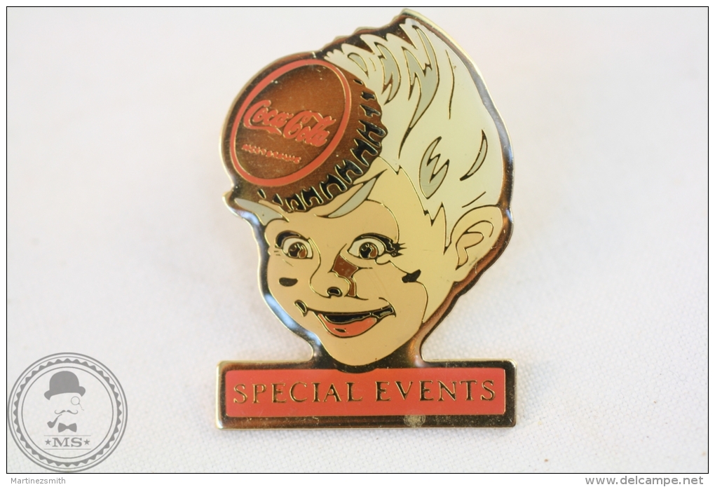 Coca Cola Special Events - Child With Coca Cola Hat - Pin Badge #PLS - Coca-Cola