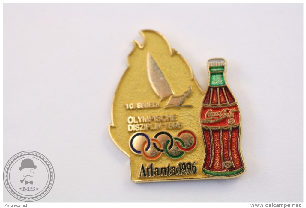 Coca Cola Olympic Games Atlanta 1996 - Segeln/ Sailing - Pin Badge #PLS - Coca-Cola