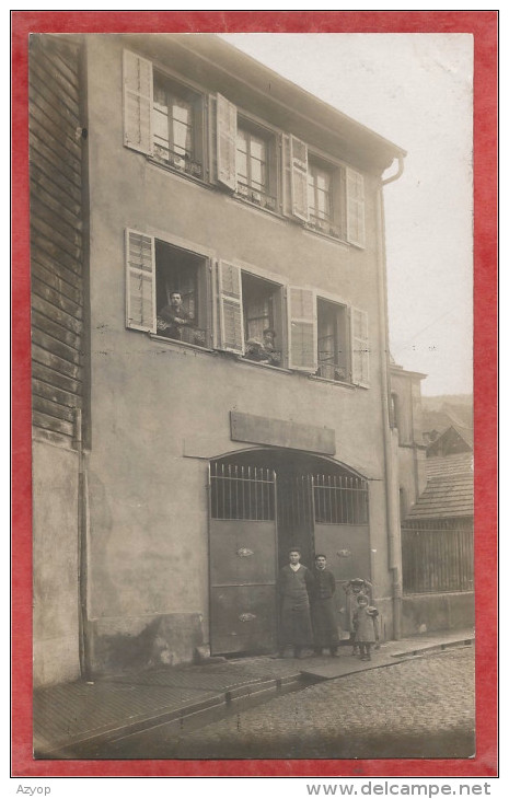 68 - THANN - Carte Photo - Commerce - Atelier - Localisée à Côté De La Synagogue - Synagoge - Judaica - 6 Scans - 2 Cp - Thann