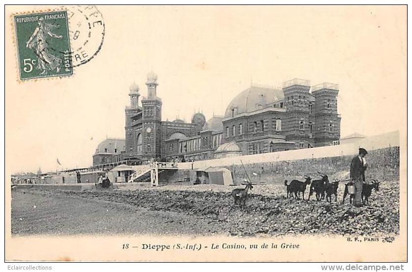 Dieppe    76     Le Casino  (chèvres) - Dieppe