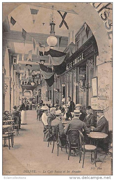 Dieppe    76     Le Café Suisse - Dieppe