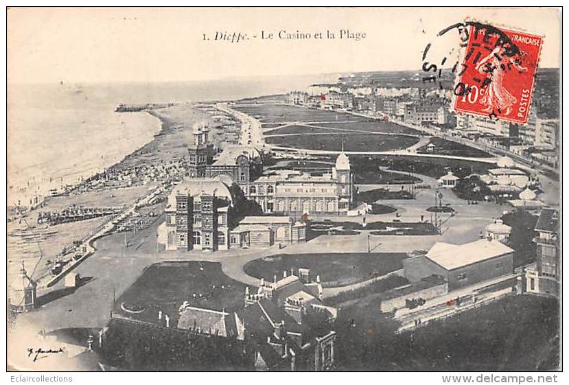 Dieppe    76     Lot de 10 cartes   ( voir scan)