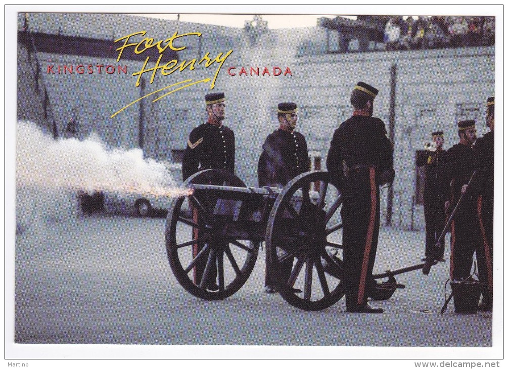 CANADA  KINGSTON  FORT HENRY   ( Carte Grand Format 11.5 X 17 Cm ) - Kingston