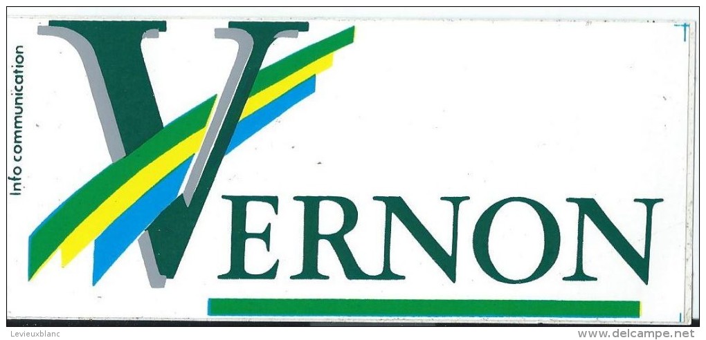 Ville Eure/Vernon / Années 1980   ACOL43 - Autocollants
