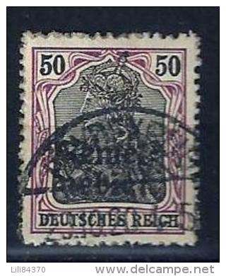 Stamp-Germany-1905-20-overloaded . N 7  0b - Oblitérés