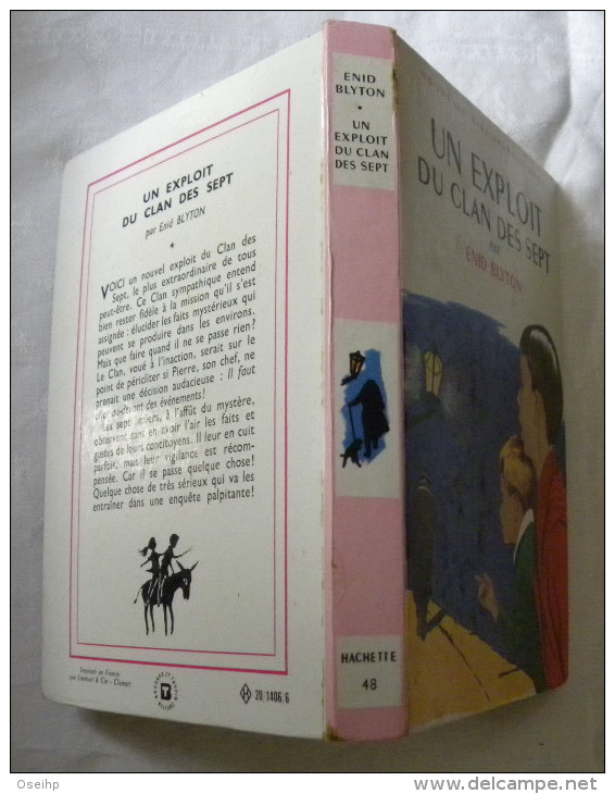 UN EXPLOIT DU CLAN DES SEPT Enid Blyton Illustrations Langlais  - Bibliothèque Rose 1969 - Bibliotheque Rose