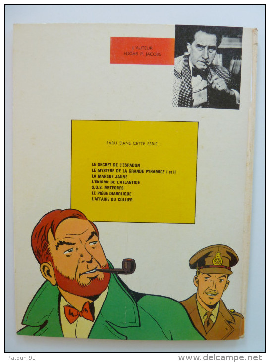 Blake Et Mortimer, L'affaire Du Collier,  En EO 1967 Lombard BE+ - Blake Et Mortimer