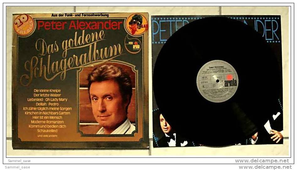 LP  Peter Alexander – Das Goldene Schlageralbum  -  Von Ariola 200 250-501  - Jahr 1979 - Sonstige - Deutsche Musik