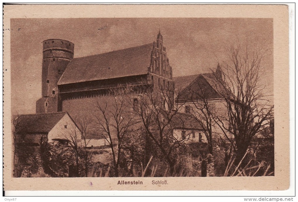 ALLENSTEIN-OLSZTYN (Polen-Polska-Poland-Pologne) Ostpreussen- Schloss  - VOIR 2 SCANS - - Polen