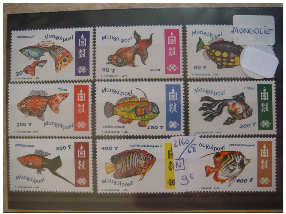 MONGOLIE (1), Beau LOT De Timbres "Faune Et Flore" COTE Totale + De 300&euro; ; VT157 - Mongolie