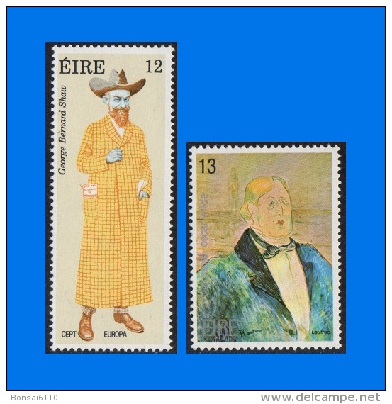 IE 1980-0001, Europa (Personalities), Set (2V) MNH - Ungebraucht