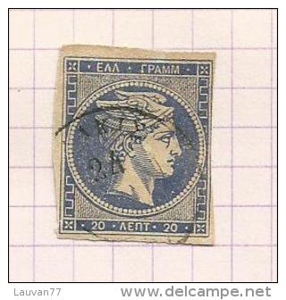 Grèce N°44 Et 45 Cote 20 Euros - Used Stamps