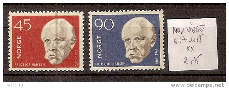 Norvège 417-418 **côte 2.75 € - Unused Stamps