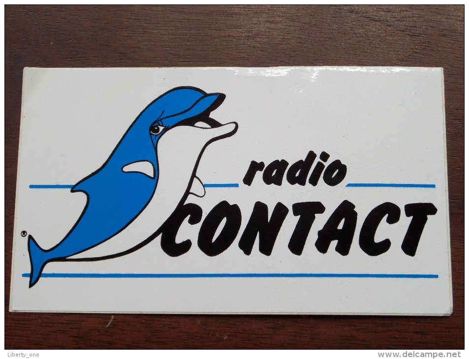 Radio CONTACT ( Zie Foto Voor Détail ) Zelfklever Sticker Autocollant ! - Reclame