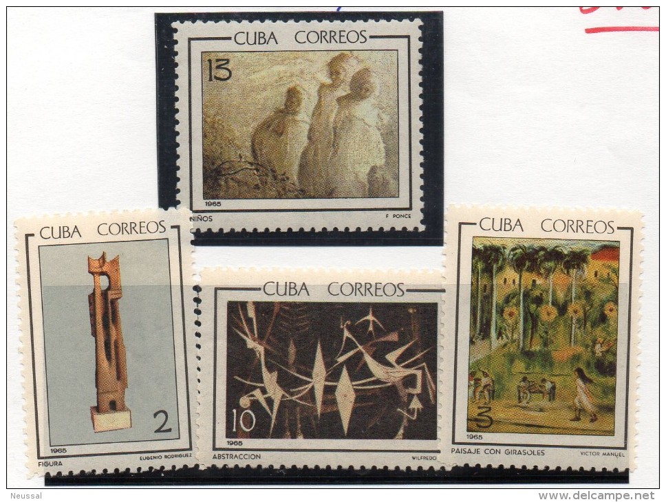 Serie Nº 831/4 Cuba - Unused Stamps